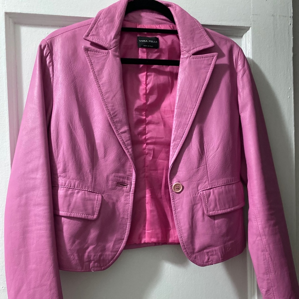 Vera Pelle Authentic Leather Jacket, Like New